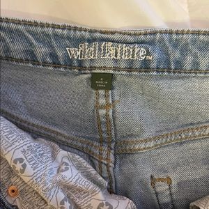 Target Wild Fable High Waisted Cropped Jeans